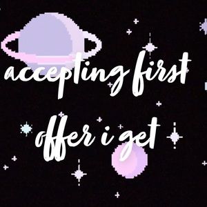 accepting first offer